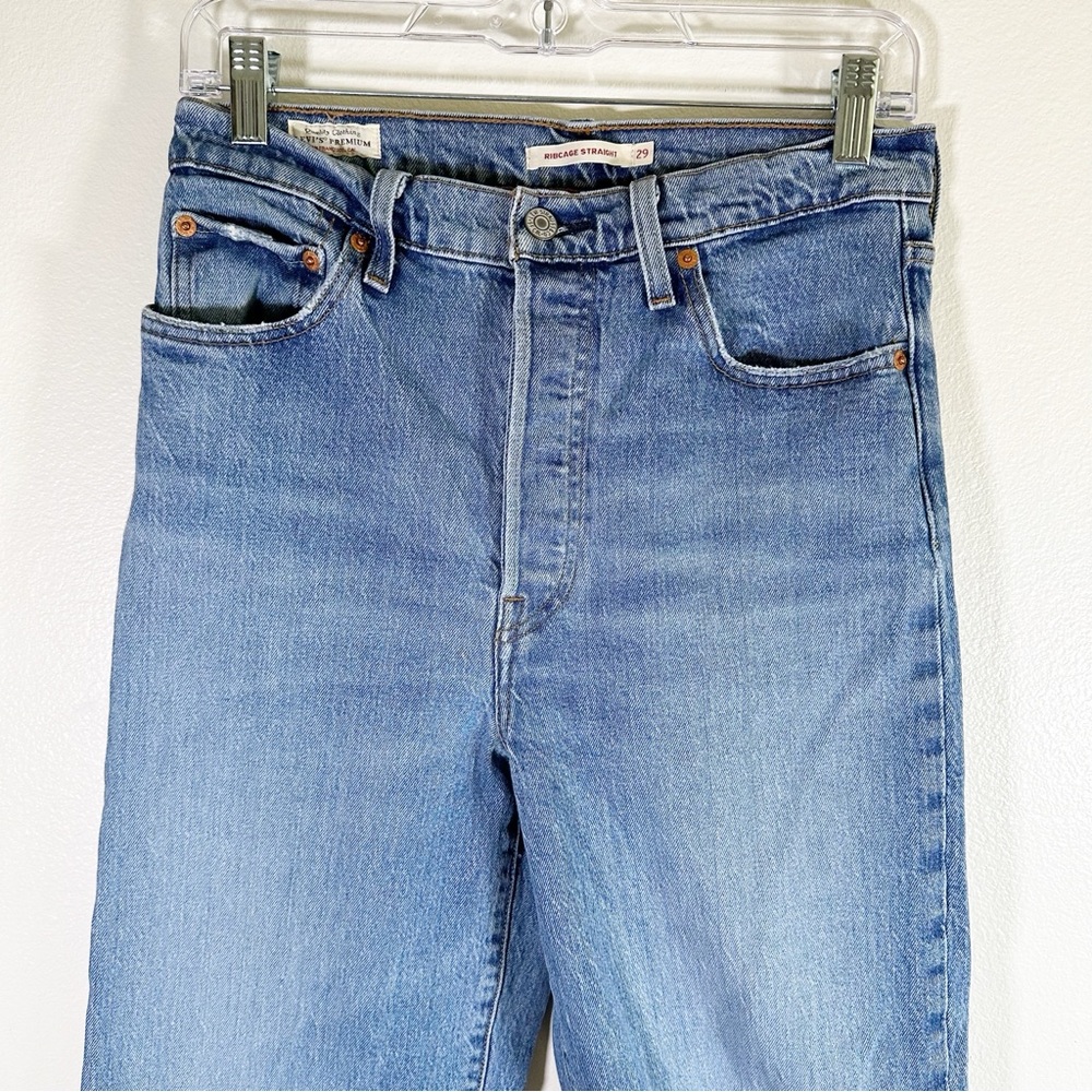 Levi’s Ribcage Straight Leg Jean 29 - Picture 3 of 9